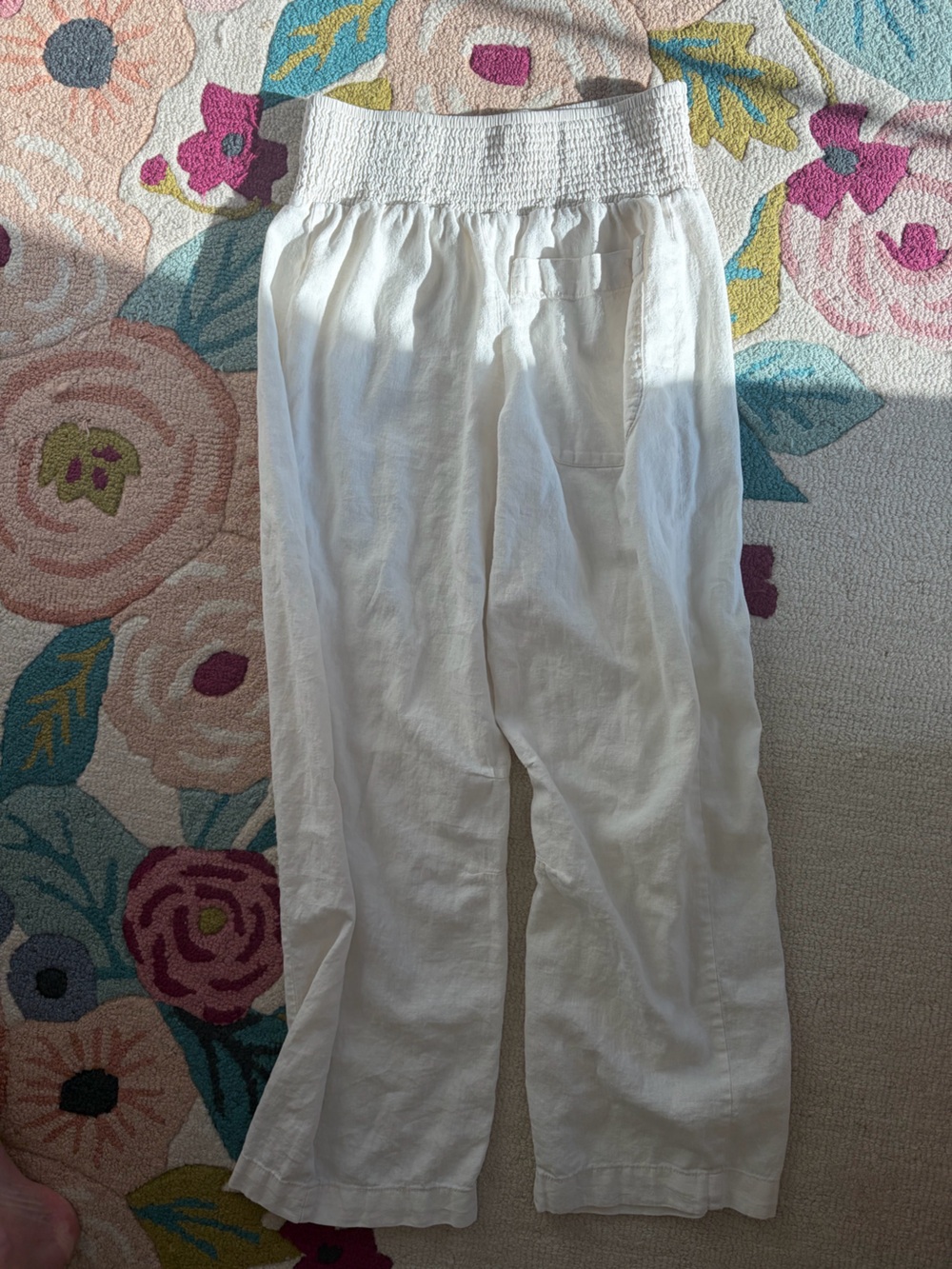 Pilcro x Anthropologie Reese linen blend pull on pants size XS tall - Picture 11 of 11